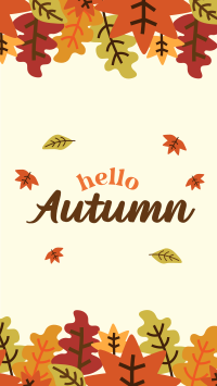 Hello Autumn Instagram Reel Image Preview