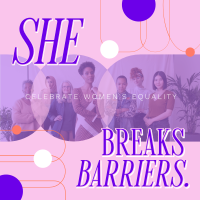 Women Empowerment Greeting Instagram Post Design