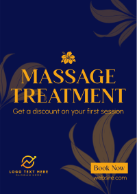 Massage Therapy Service Poster