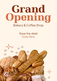 Bakery Opening Notice Poster