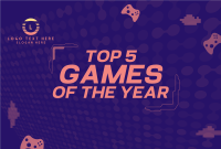 Top games of the year Pinterest Cover