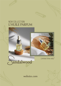 Natural Oil Perfume Flyer