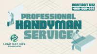 Isometric Handyman Services Animation