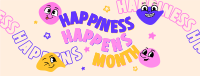 Happiness Happens Facebook Cover example 2