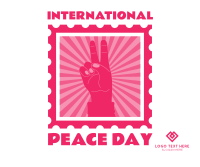 Peace Day Stamp Facebook Post
