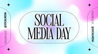 Minimalist Social Media Day Facebook Event Cover