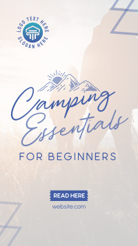 Your Backpack Camping Needs Instagram Story