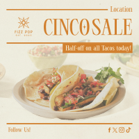 Cinco De Mayo Food Promo Instagram Post Image Preview