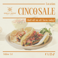 Cinco De Mayo Food Promo Instagram Post Image Preview