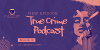 True Crime Podcast Twitter Post Design