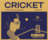 Cricket Tournament Facebook Post