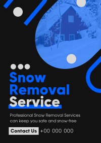 Minimal Snow Removal Poster