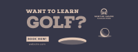 Golf Coach Facebook Cover