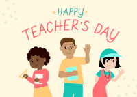 World Teacher's Day Postcard