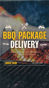 Barbecue Package Delivery Instagram Reel Image Preview