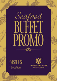 Luxury Seafood Poster