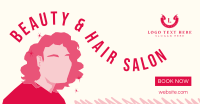 Hair Salon Minimalist Facebook Ad