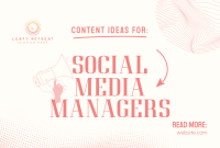 Social Media Manager Pinterest Cover Image Preview