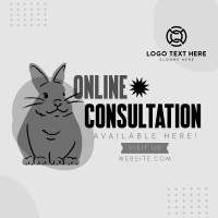 Online Consult for Pets Instagram Post Design