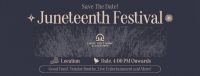 Retro Juneteenth Festival Facebook Cover