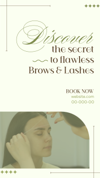 Brows & Lashes Technician Instagram Reel Image Preview