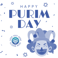 Purim Carnival Jester Instagram Post