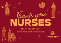 Celebrate Nurses Day Postcard Image Preview