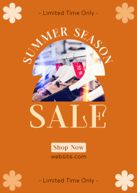 Summer Season Sale Flyer Design