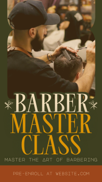 Retro Barber Masterclass Facebook Story