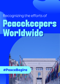 Global Peace Flyer | Instantly Create a Global Peace Flyer | Design.com