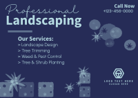 Professional Landscaping Postcard