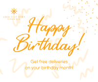 Doodly Birthday Promo Facebook Post