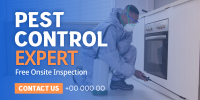 Pest Control Specialist Twitter Post Design