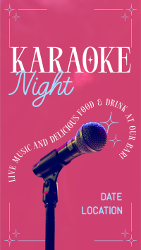 Karaoke Bar Facebook Story