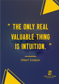 Intuition Philosophy Poster