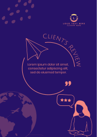 Travel Agency Review Poster