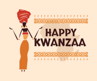 Happy Kwanzaa Celebration  Facebook Post