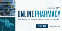 Online Pharmacy Business Twitter Post