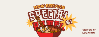 Special Ramen Serving Facebook Cover Image Preview