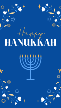 Menorah Lighting Facebook Story