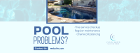 Pool Problems Maintenance Facebook Cover Image Preview