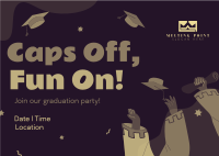 Fun On Graduation Postcard