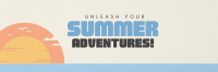Minimalist Summer Adventure Twitter Header