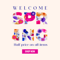 Modern Spring Sale Instagram Post Design