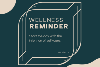 Wellness Self Reminder Pinterest Cover