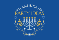 Happy Hanukkah Pinterest Cover Image Preview