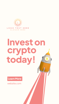 Crypto to the Moon Facebook Story