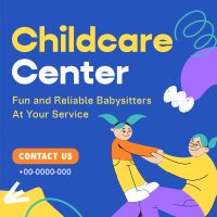 Childcare Services Instagram Post Design