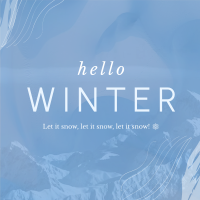 Winter Greeting Linkedin Post