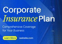 Corporate Insurance Plan Postcard